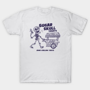 Sugar Skull Treats // Funny Day of the Dead Ice Cream Cart T-Shirt